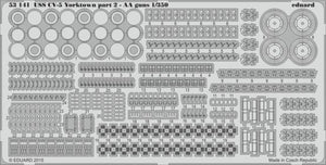 Eduard 53141 1/350 Ship- USS CV5 Yorktown AA Guns Pt.2 for Merit (D)