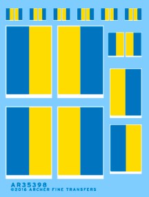 Archer Fine Transfers 35398 1/35 Ukrainian Flags