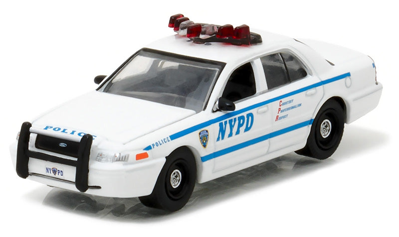 Greenlight 42771 1/64 Scale NYPD - 2011 Ford Crown Victoria Police Interceptor