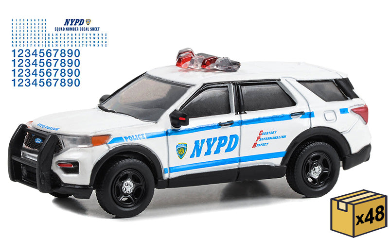 Greenlight 42776-MASTER 1/64 Scale NYPD - 2020 Ford Police Interceptor Utility