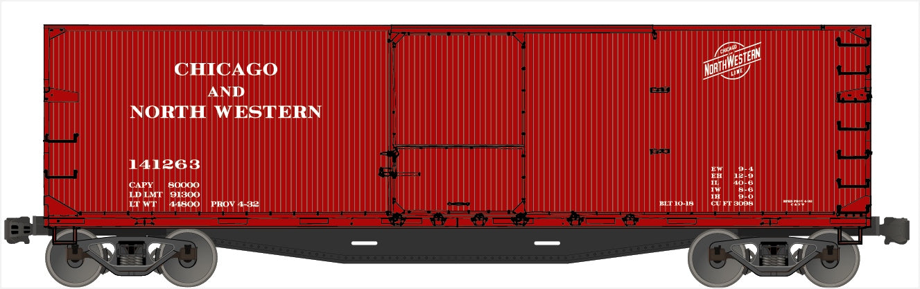 Accurail 46021 Ho Wood Usra Dbl Shea Box C&Nw