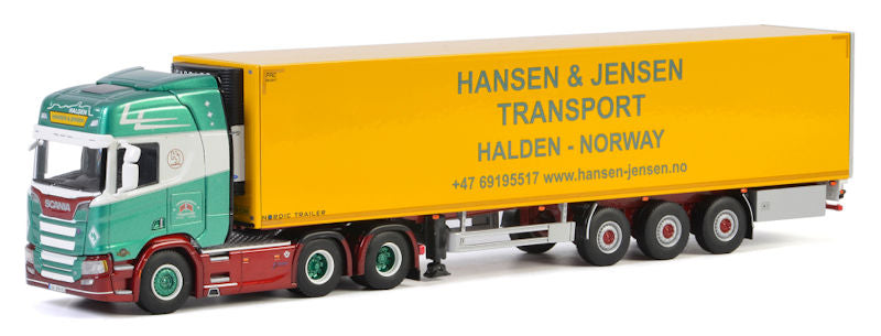 WSI 274664 1/50 Scale Hansen & Jensen - Scania R Highline Cr20H