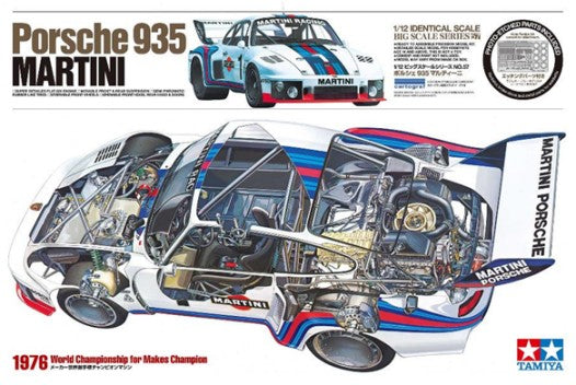 Tamiya 12057 1/12 Porsche 935 Martini Race Car