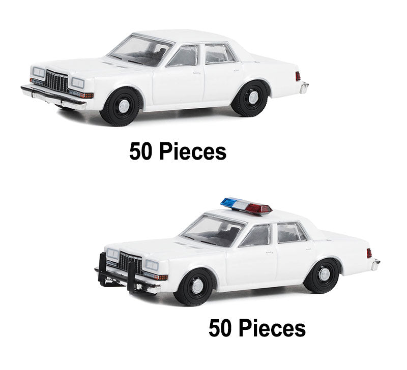 Greenlight 43006-MASTER 1/64 Scale Police - 1980-89 Dodge Diplomat