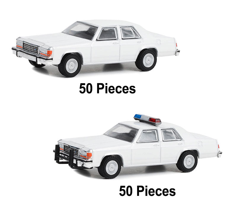 Greenlight 43007-MASTER 1/64 Scale Police - 1980-91 Ford LTD Crown Victoria