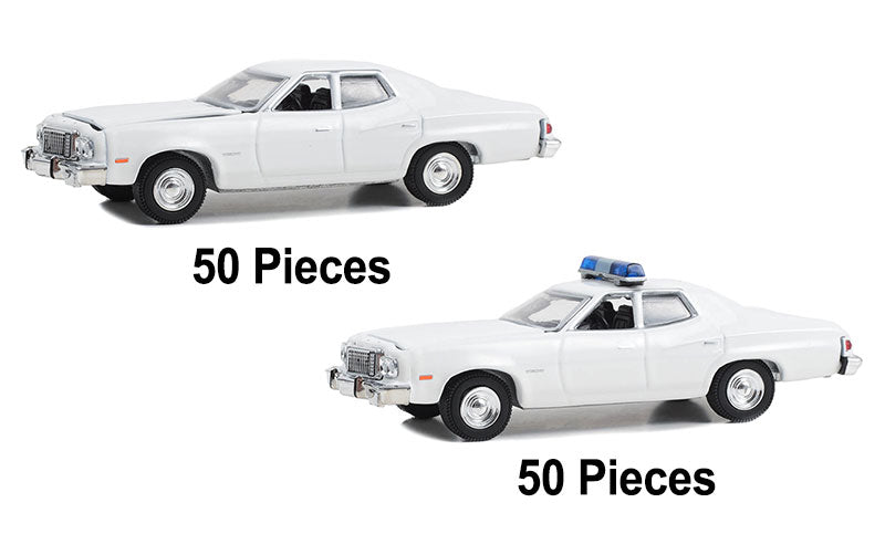 Greenlight 43012-MASTER 1/64 Scale Police - 1974-76 Ford Gran Torino Sedan