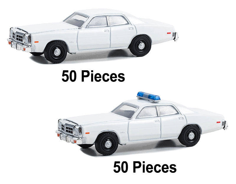 Greenlight 43013-MASTER 1/64 Scale Police - 1977-78 Dodge Monaco Police Pursuit