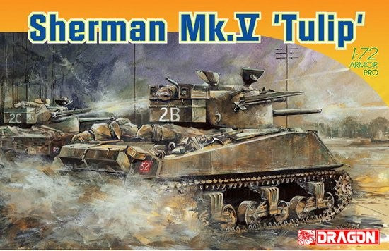 Dragon Models 7312 1/72 M4A4 Sherman Mk V Tulip Tank