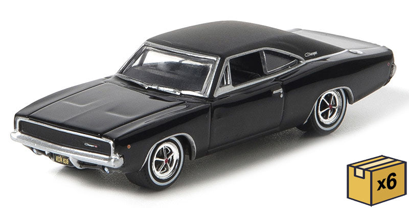 Greenlight 44724-CASE 1/64 Scale 1968 Dodge Charger R/T