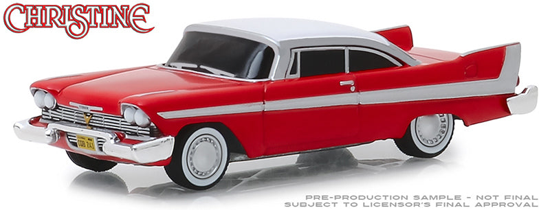 Greenlight 44840-B 1/64 Scale Christine - 1958 Plymouth Fury Evil Version
