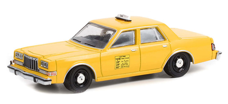 Greenlight 44945-F 1/64 Scale 1984 Dodge Diplomat Taxi