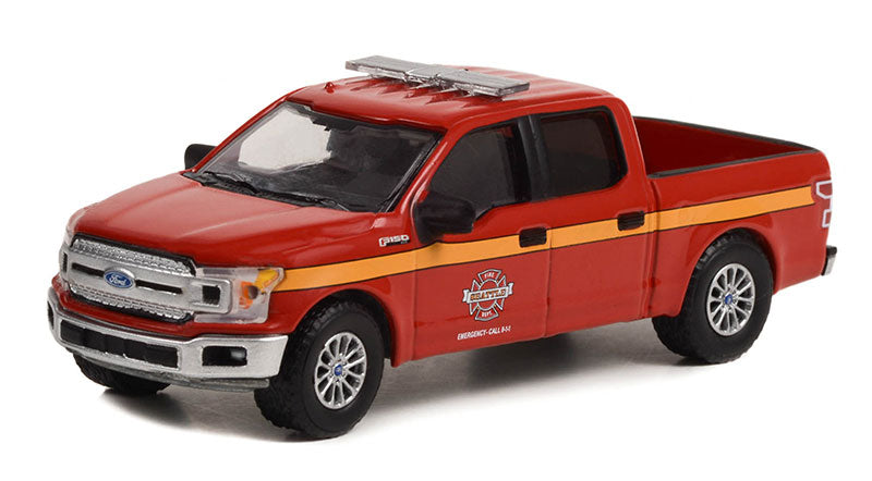 Greenlight 44960-F 1/64 Scale Seattle Fire Dept - 2018 Ford F-150 SuperCrew