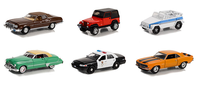 Greenlight 44970-CASE 1/64 Scale Hollywood Series 37 6 Pieces