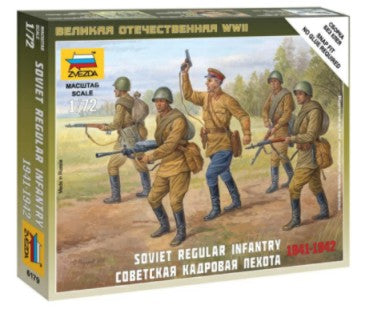 Zvezda 6179 1/72 Soviet Regular Infantry 1941-42 (Snap)