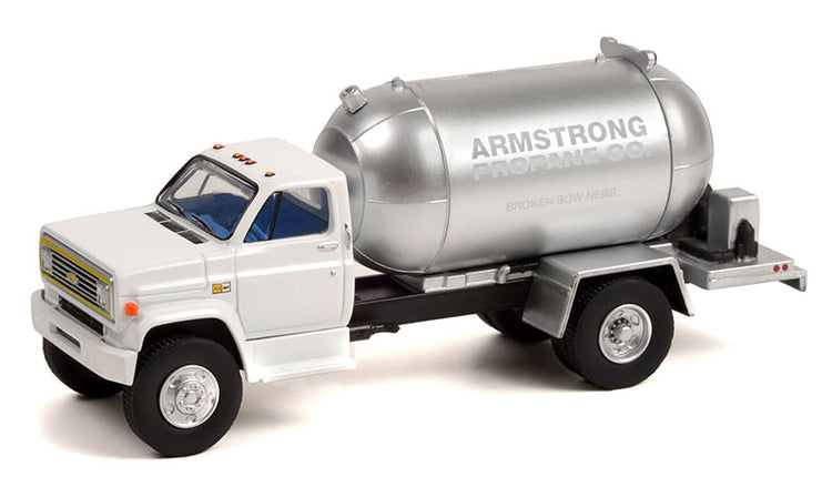 Greenlight 45140-B 1/64 Scale Armstrong Propane Co. - 1982 Chevrolet C-60 Propane