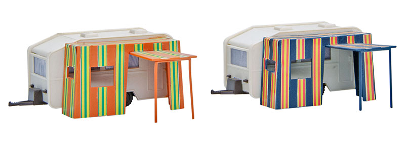 Vollmer 45145 1/87 Scale Camping Trailers