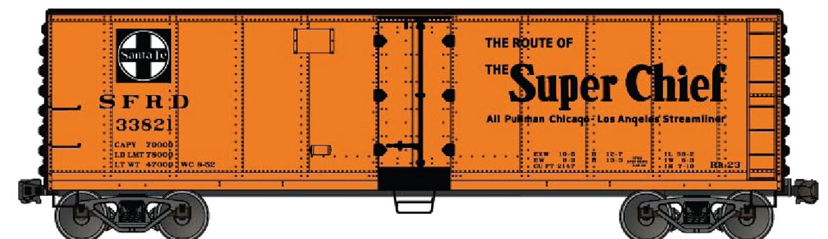 Accurail 80621 Ho Steel Reefer Atsf S Chief