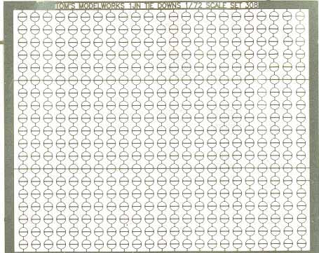 Toms Model Works 308 1/72 IJN Carrier Deck Tie Downs (D)