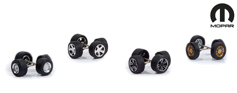 Greenlight 16110-C 1/64 Scale Mopar - Auto Body Shop Wheel & Tire