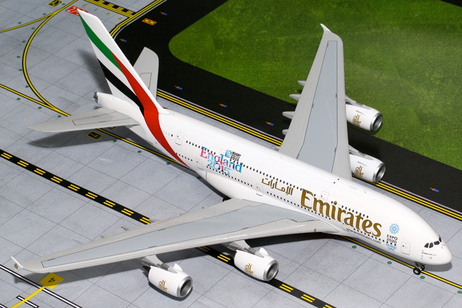 Gemini Jets 1/200 G2UAE565 Gemini200 Emirates A380 1/200 England Rugby World Cup A6-Een