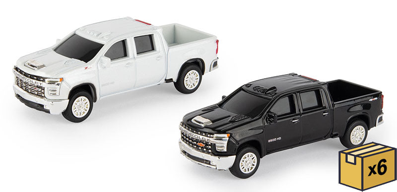 Ertl 47167-CNP-CASE 1/64 Scale 2020 Chevrolet Silverado 2500HD Pickup Trucks