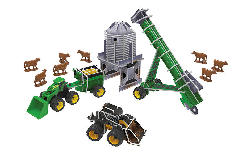 Ertl 47424  Scale John Deere Buildable Grain Playset