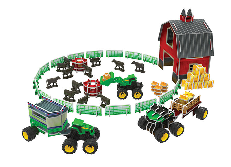 Ertl 47425  Scale John Deere Buildable Barn Play Set