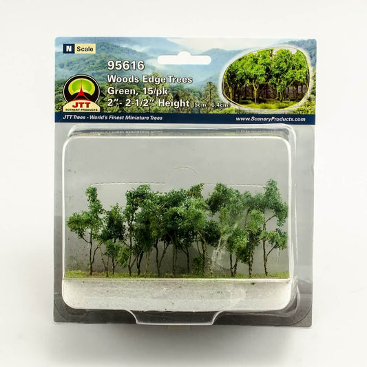 JTT Scenery 95616 N Woods Edge Trees Green 2'-2.