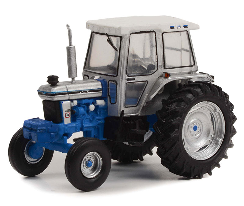 Greenlight 48070-E 1/64 Scale 1989 Ford 7610 Silver Jubliee Tractor