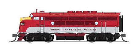 Broadway Limited 6846 N Scale EMD F3A - Sound and DCC - Paragon4 -- Missouri-Kansas-Texas 203-C (red, gray)