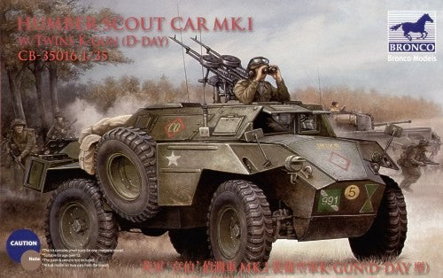 Bronco Models 35016 1/35 Humber Mk I Scout Car w/Twin Vickers K-Gun D-Day Version