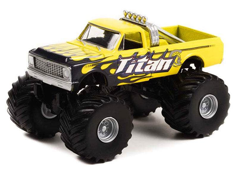 Greenlight 49110-A 1/64 Scale Titan - 1972 Chevrolet C-10 Monster Truck Kings