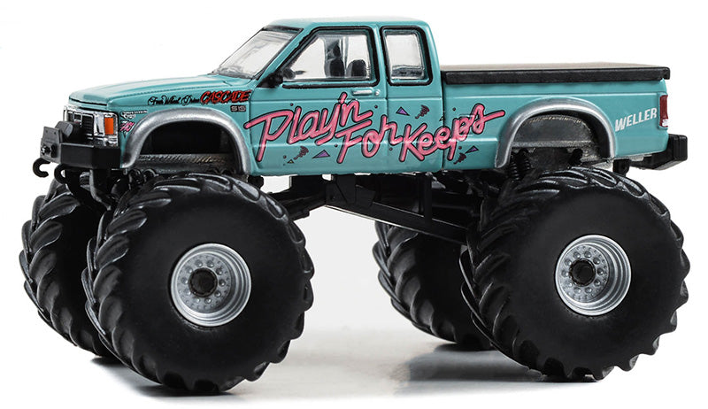 Greenlight 49140-E 1/64 Scale Playin for Keeps - 1990 GMC S-15 Pickup