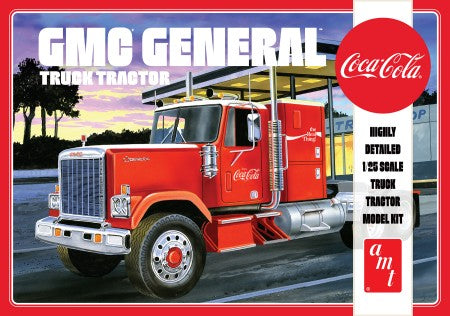 AMT Models 1179 1/25 Coca-Cola 1976 GMC General Semi Tractor Cab