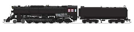 Broadway Limited 6497 HO Scale Milwaukee Road Class S3 4-8-4 - Sound and DCC - Paragon4(TM) -- Painted, Unlettered (black)