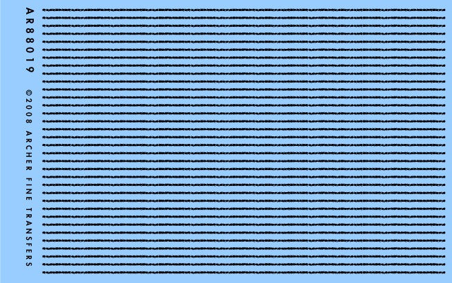 Archer Fine Transfers 88019 Surface Details: .030" (.76mm) Arc Weld Beads (Various Scales)
