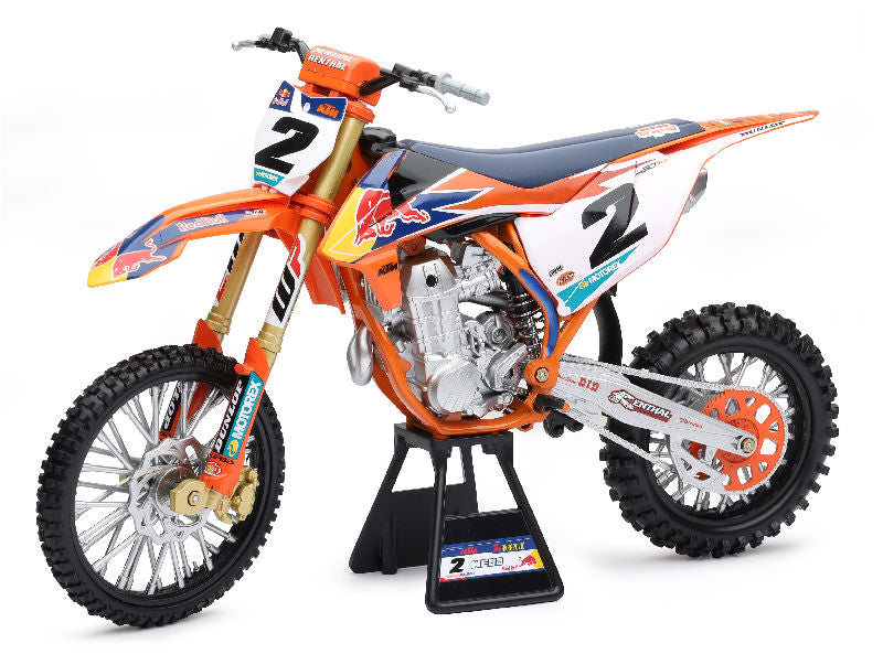 New-Ray 49683 1/6 Scale Red Bull - 2019 KTM 450 SX-F