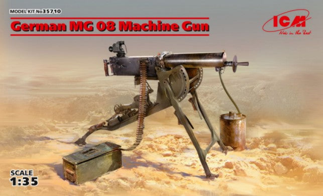 ICM Models 35710 1/35 German MG08 Machine Gun (D)
