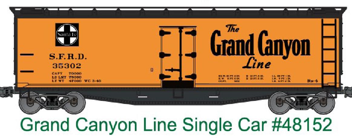 Accurail 48152 Ho 40'Wood Reefer Grand Canyon
