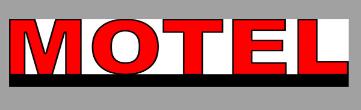 Miller Engineering 55035 O Motel Rotating Sign