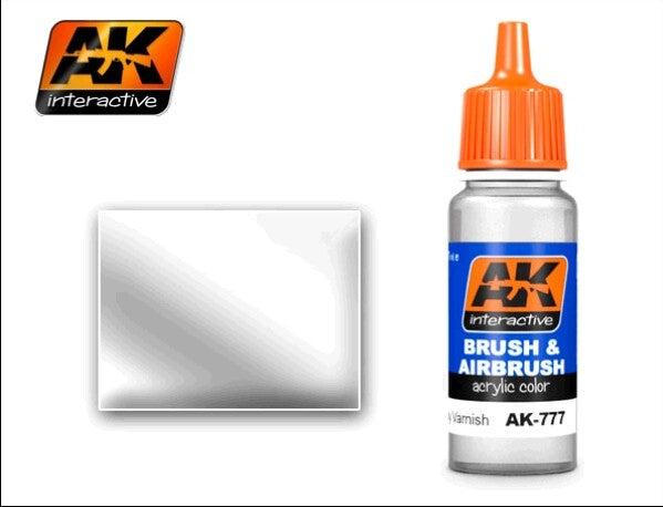 AK Interactive 777 Glossy Acrylic Varnish 17ml Bottle (D)