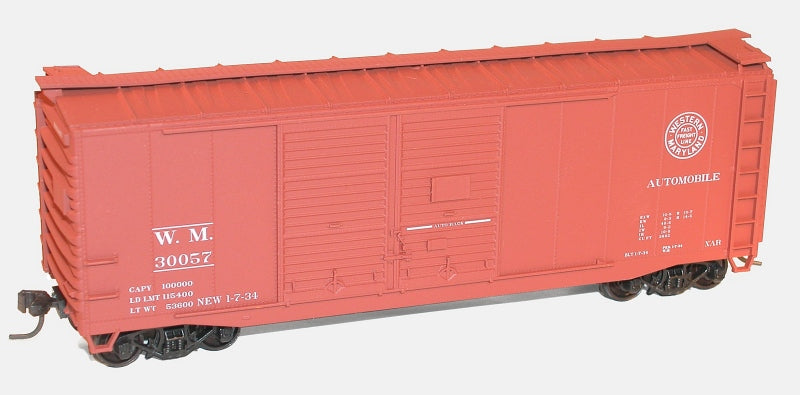 Accurail 36271 Ho 40' Dd Steel Boxcar Wm