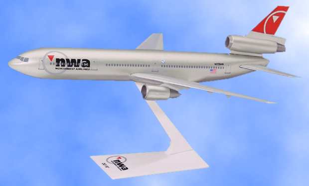 Flight Miniatures LP3337N Dc-10 Northwest 1/250 New Colors