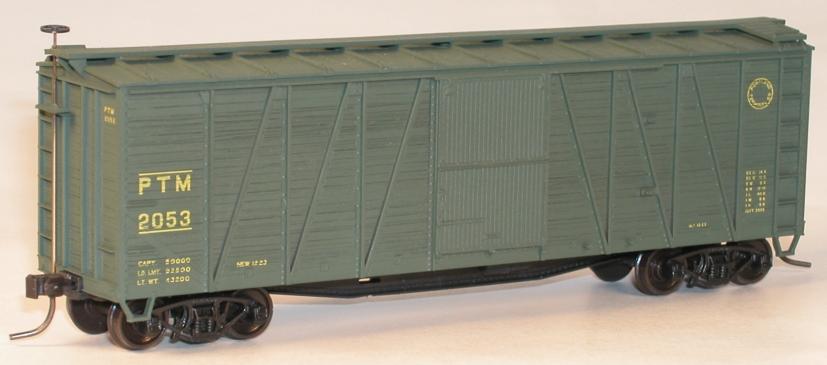 Accurail 41109 Ho 8-Pnl Wood Boxcar Port Term