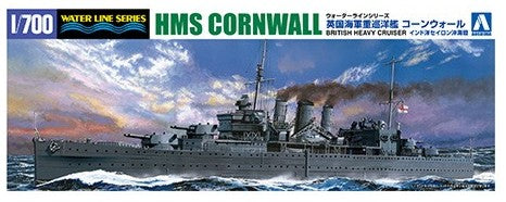 Aoshima 56721 1/700 HMS Cornwall Heavy Cruiser Battle of Cyron Sea Waterline