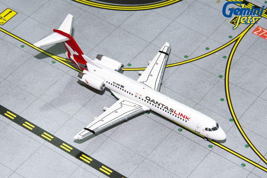 Gemini Jets 1/400 GJ1696 Gemini Qantaslink F-100 1/400 New Livery Reg#Vh-Nhp (**)