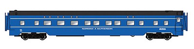 Intermountain Railway 6818 N Scale Pullman-Standard 4-4-2 Sleeper - Ready to Run - Centralia Car Shops -- BC Rail Norman A. McPherson (blue, black)
