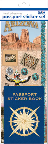 Daron Passport Sticker Sets PP59143 Passport Sticker Set-Arizona (**)