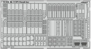 Eduard 72610 1/72 Aircraft- He111P2 Bomb Bay for ARX (D)