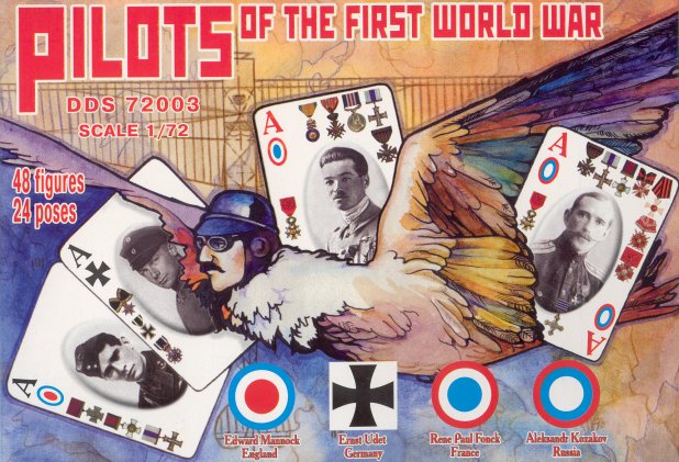 Orion Figures DDS72003 1/72 Dark Dream Studio: Pilots of WWI - France, Germany, Russia & Great Britain (48)